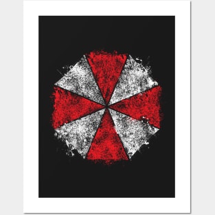 umbrella splatters Posters and Art